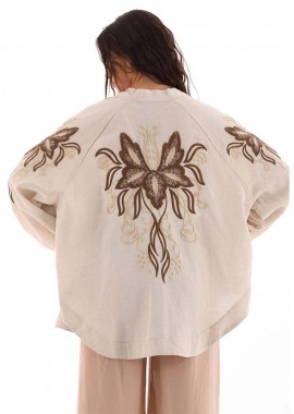 FEDRA γυναικείο πουκάμισο με κεντήματα