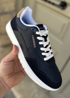 Carrera ανδρικά μπλε navy casual sneakers CAM23716