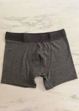 Ανδρικό βαμβακερό γκρι μποξεράκι μονόχρωμο JR254201