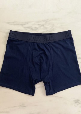 Ανδρικό βαμβακερό μπλε μποξεράκι μονόχρωμο JR254202