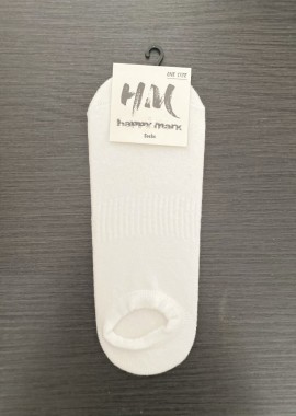Βαμβακερές κοντές λευκές κάλτσες HM25307