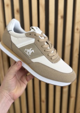 Us Grand Polo μπεζ ανδρικά casual sneakers GPM12160
