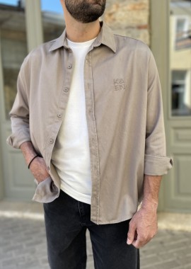 Ανδρικό πούρο overshirt με γιακά 4529