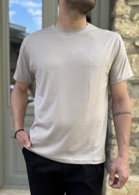 Everbest Ανδρικό T-shirt κοντομάνικο γκρι 262823