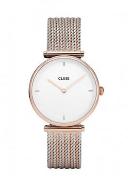 CLUSE Triomphe Rose Gold Bicolour Mesh CW0101208001