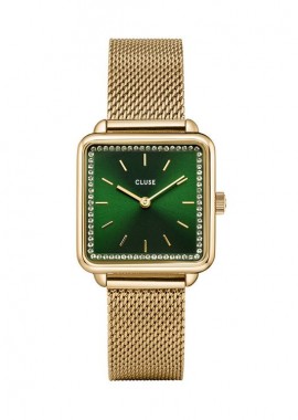 CLUSE La Tιtragone Mesh Stones Green Gold Colour CW10309