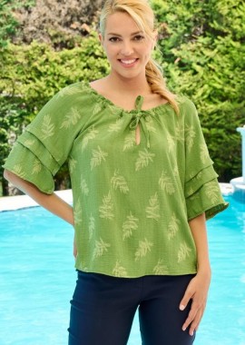 ΛΑΧΑΝΙ ΚΟΝΤΟΜΑΝΙΚΗ ΜΠΛΟΥΖΑ ΜΕ ΣΟΥΡΑ