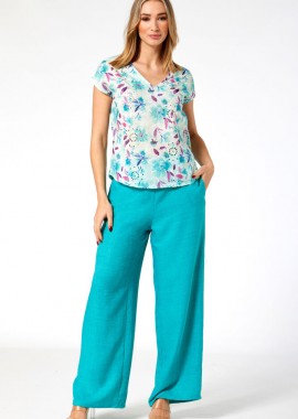 ΠΕΤΡΟΛ ΠΑΝΤΕΛΟΝΑ ΜΕ ΤΣΕΠΕΣ LINEN-LOOK