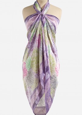 ΠΟΛΥΧΡΩΜΗ ΕΣΑΡΠΑ ΣΕ ΜΩΒ ΦΟΝΤΟ