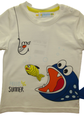 OEM - BOY ZONE ΠΑΙΔΙΚΟ T-SHIRT 1222 - λευκό ΛΕΥΚΟ