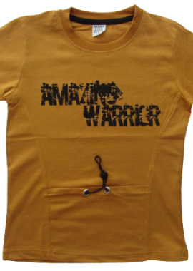 OEM - WAXMEN ΠΑΙΔΙΚΟ T-SHIRT 1351 - κίτρινο ΚΙΤΡΙΝΟ