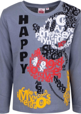 ©DISNEY - ©DISNEY ΠΑΙΔΙΚΗ ΜΠΛΟΥΖΑ MICKEY MOUSE 1652 – γκρι ΓΚΡΙ