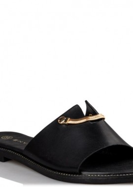 Envie shoes Γυναικεία Πέδιλα Παντούφλες E96-17295-34 Μαύρο