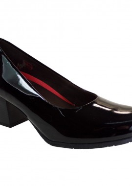 PEPE MENARGUES SHOES Γυναικεία Παπούτσια CHAROL 20480 Μαύρο Λουστρίνι Δέρμα