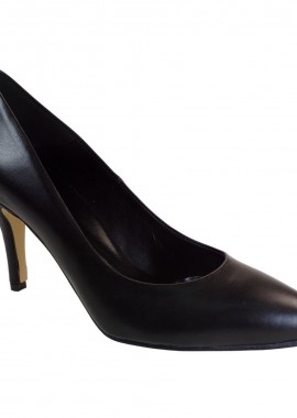 Dominique Shoes Γυναικεία Παπούτσια Γόβες 83001 Μαύρο Δέρμα