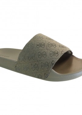 GUESS Sneakers Ανδρικά Παπούτσια Παντόφλες Tokyo FMGTOJFAB19-GRESA Χακί