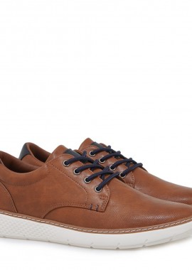 JK LONDON Ανδρικά παπούτσια Sneakers 700-206 Ταμπά Στάμπα Μπλέ S5700206142A