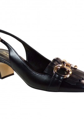 Fardoulis Shoes Γυναικεία Παπούτσια Γόβες 520-31A Μαύρο Δέρμα
