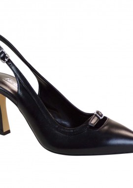 Fardoulis Shoes Γυναικεία Παπούτσια Γόβες 749-04A Μαύρο Δέρμα