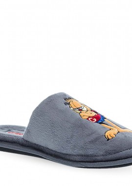 PAREX Ανδρικές Παντόφλες Σπιτιού Garfield 10132082.GR Γκρί