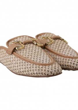 Exe Shoes Γυναικεία Παπούτσια MULES 71S-921 Nude Ψάθα W471S921179V