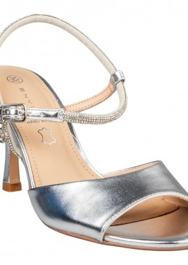 Envie shoes Γυναικεία Πέδιλα E83-23053-21 Ασημί