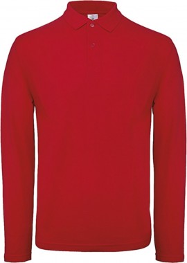 Μακρυμανικο Ανδρικο Polo ID.001 LSL B & C PUI12 Red