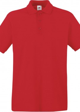 Ανδρική μπλούζα Polo Fruit of the Loom 63-218-0 Red