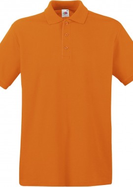 Ανδρική μπλούζα Polo Fruit of the Loom 63-218-0 Orange