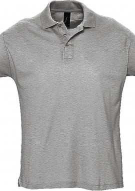 - Ανδρικό πόλο πικέ Summer II SOLS 11342 Grey Melange