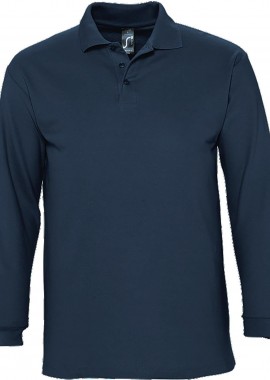 Ανδρικό πόλο πικέ Winter II SOLS 11353 Denim