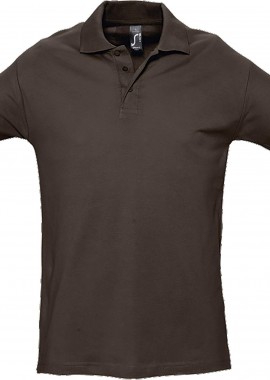 - Ανδρικό πόλο πικέ Spring II SOLS 11362 Chocolate
