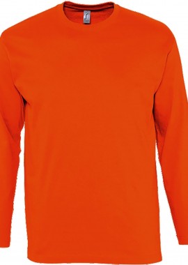 - Μακρυμάνικο T-Shirt Monarch SOLS 11420 Orange