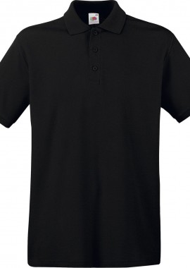 Ανδρική μπλούζα Polo Fruit of the Loom 63-218-0 Black
