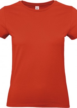 - Γυναικειο T Shirt E190 B & C TW04T Fire Red