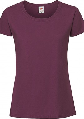 - Γυναικειο Μπλουζακι Ringspun Premium T Fruit of the Loom 61-424-0 Burgundy