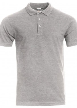 NAOS Μπλουζάκι πόλο STENSO 02002075 Gray Melange