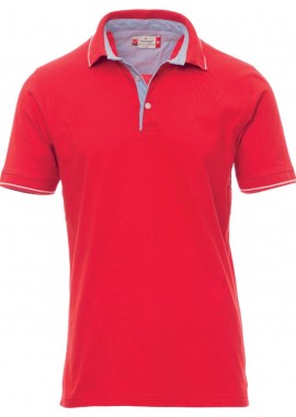 CAMBRIDGE Μπλουζάκι πόλο PAYPER 02000422 Red