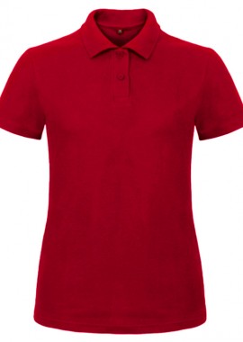 - Γυναικείο Μπλουζάκι Pique Polo Shirt B & C ID.001 Women Red