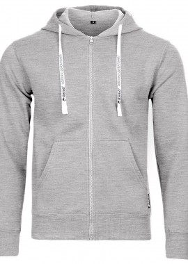 Ζακέτα φούτερ Remo Stenso Gray Melange