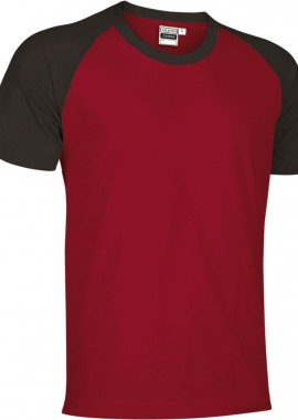 T-Shirt CAIMAN Valento CAVARGCRN Lotto Red-Black