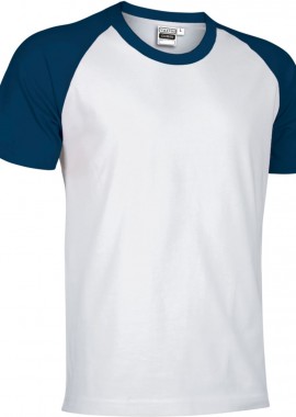 T-Shirt CAIMAN Valento CAVARGCBM White-Orion Navy Blue