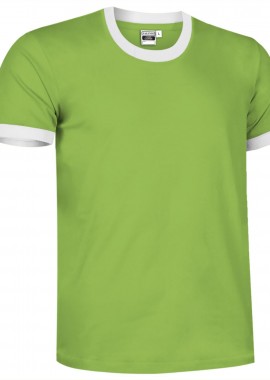 T-Shirt COMBI Valento CAVACOMVB Apple Green-White