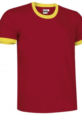 T-Shirt COMBI Valento CAVACOMRA Lotto Red-Sunflower Yellow