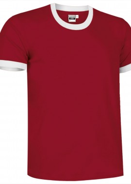 T-Shirt COMBI Valento CAVACOMRB Lotto Red-White