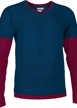 - T-Shirt DENVER Valento CAVADENMG Orion Navy Blue-Mahogany Garnet