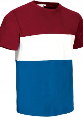 T-Shirt VARSITY Valento CAVAVARLB Lotto Red-White-Royal Blue