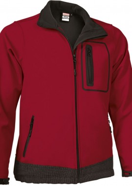 Μπουφάν Softshell BATAVIA Valento CQVABATRN_kids Lotto Red-Black