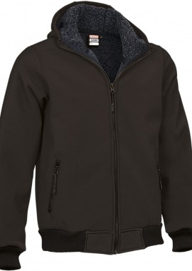 Μπουφάν Softshell BLUMMER Valento CQVABLUNG_kids Black