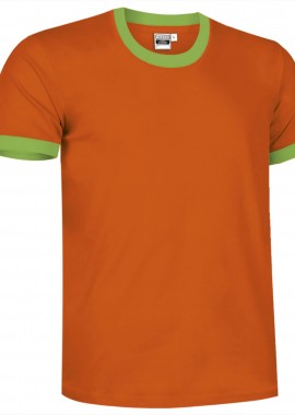 T-Shirt COMBI Valento CAVACOMNV_kids Party Orange-Apple Green